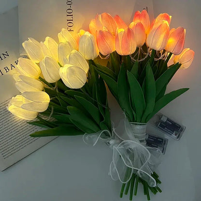 Light Up LED Tulip Bouquet