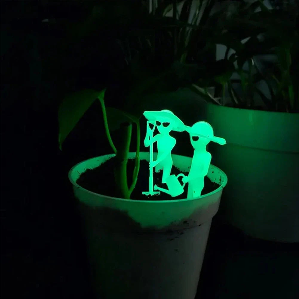 Glow In The Dark Alien Elf Figures