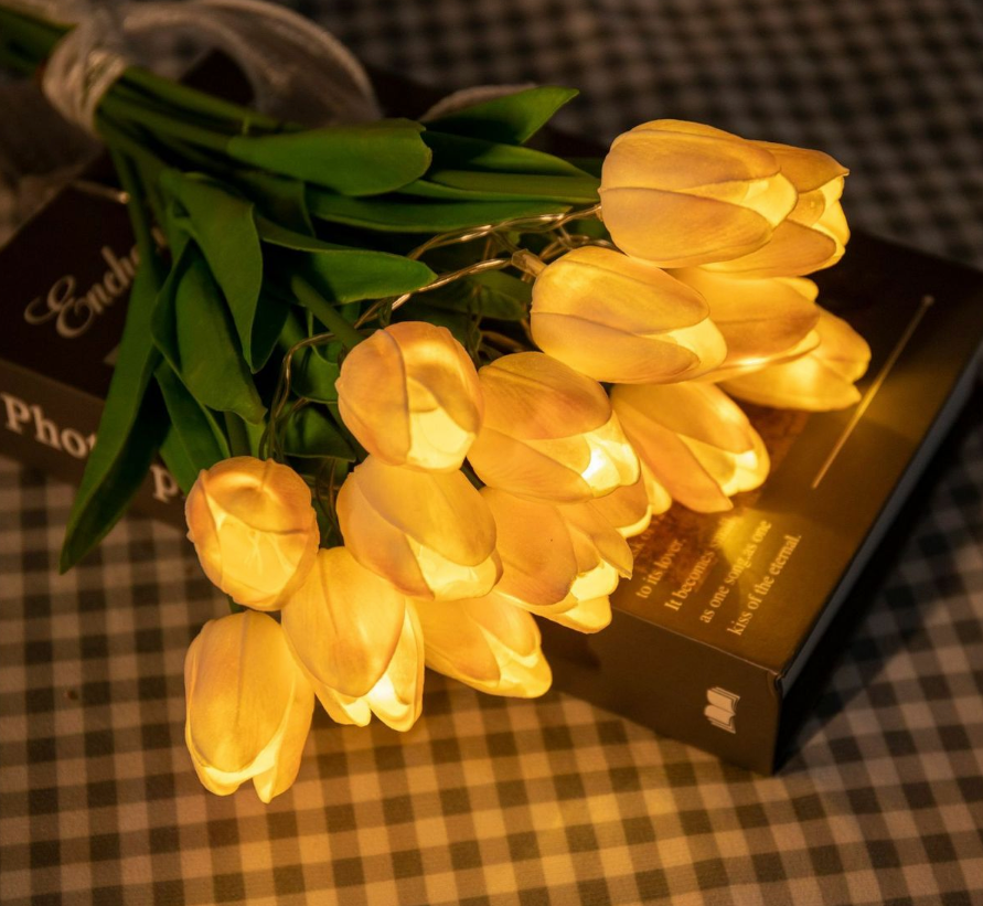 Light Up LED Tulip Bouquet