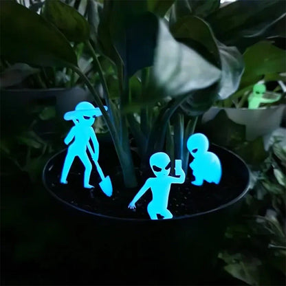 Glow In The Dark Alien Elf Figures